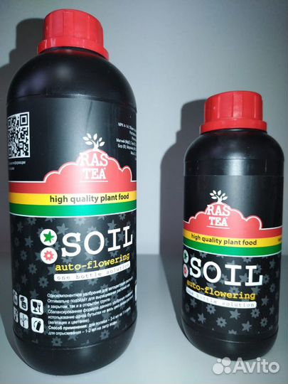 Удобрения rastea soil auto-flowering 0,5л 1л 5л