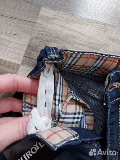 Джинсы новые 92