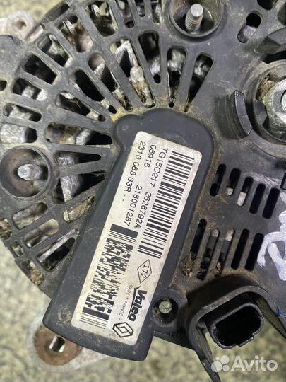 Генератор Renault Duster 1.5 дизель