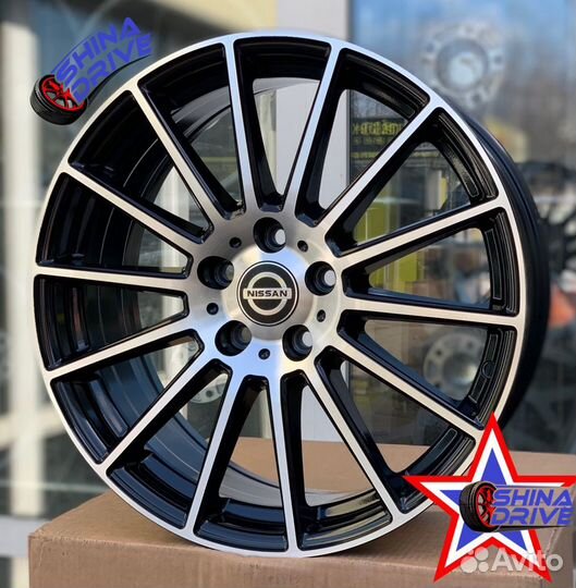 Диски Nissan R18 5x114,3 Black Groove Gloss