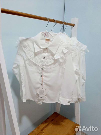 Блузки школьные от 110 до 134 размера