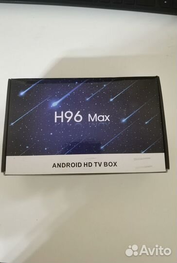 Приставка android hd tv box h96 max, смарт тв