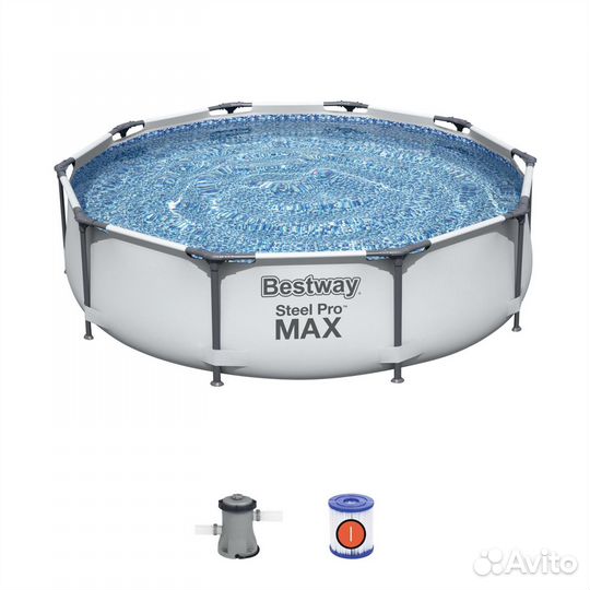 Бассейн каркасный 305х76 см Bestway 56408