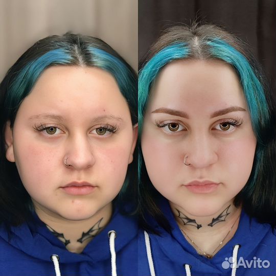 Перманентный макияж бровей губ и век