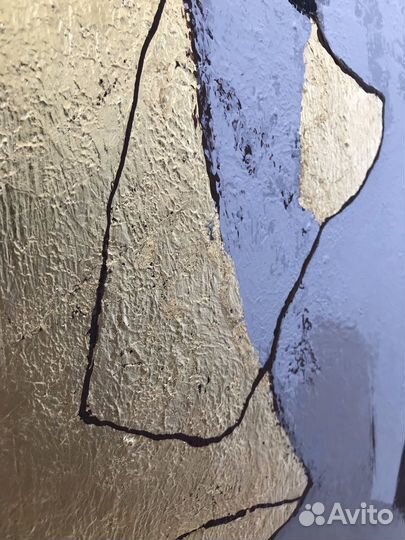 Интерьерная картина с поталью