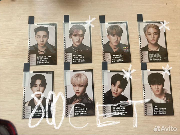 Коллекционные карты stray kids blackpink