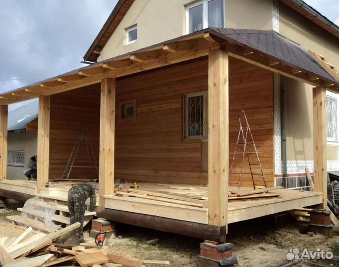 Строительство пристроек, ремонт дачных домов