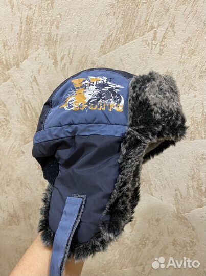 Зимняя шапка на мальчика