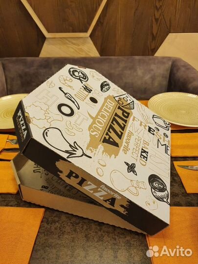 Коробка для пиццы 31*31*4,5 бурая 