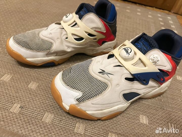 Кроссовки pump court 'chalk' Reebok, белый