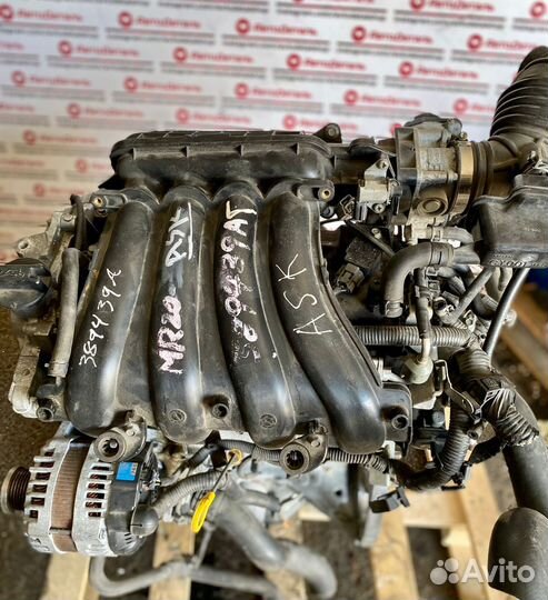 Двигатель контрактный MR20DE Nissan 2.0
