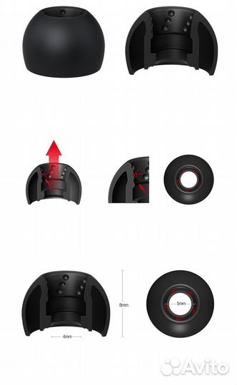 Амбушюры JVC Spiral Dot