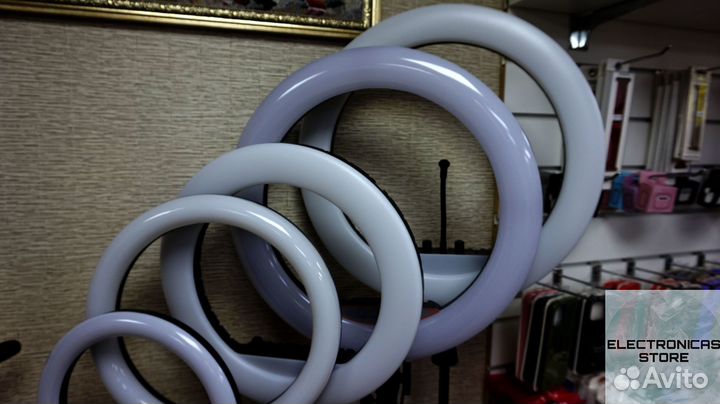 Кольцевая Лампа 54 см со Штативом RL-21 v.10