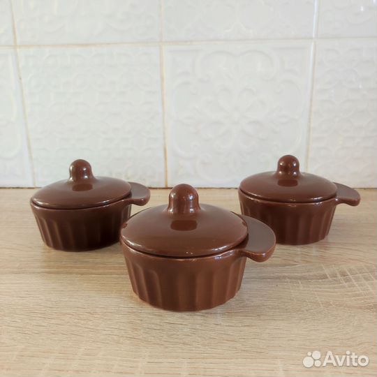 Кокотница керамическая 200мл набор