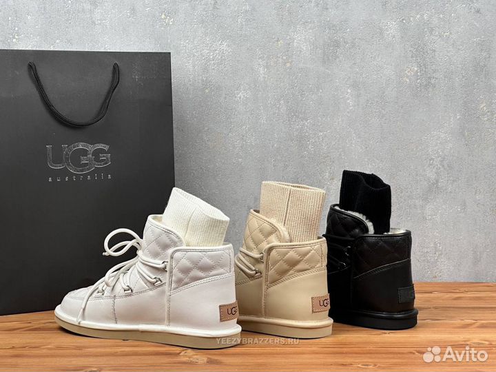 Женские Ugg Lodge Mini Leather + 3 расцветки