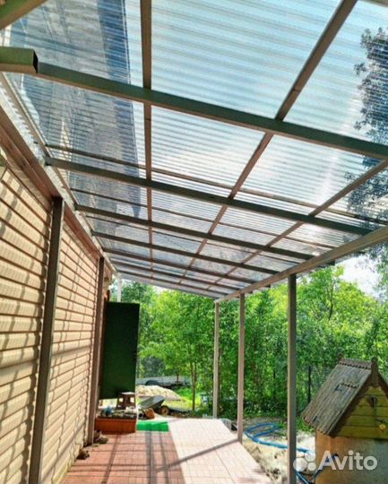 Профнастил, профлист из поликарбоната