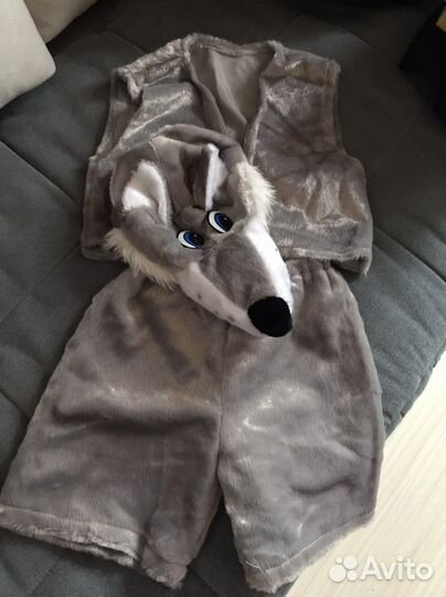 Новогодний костюм волк 4-5 лет
