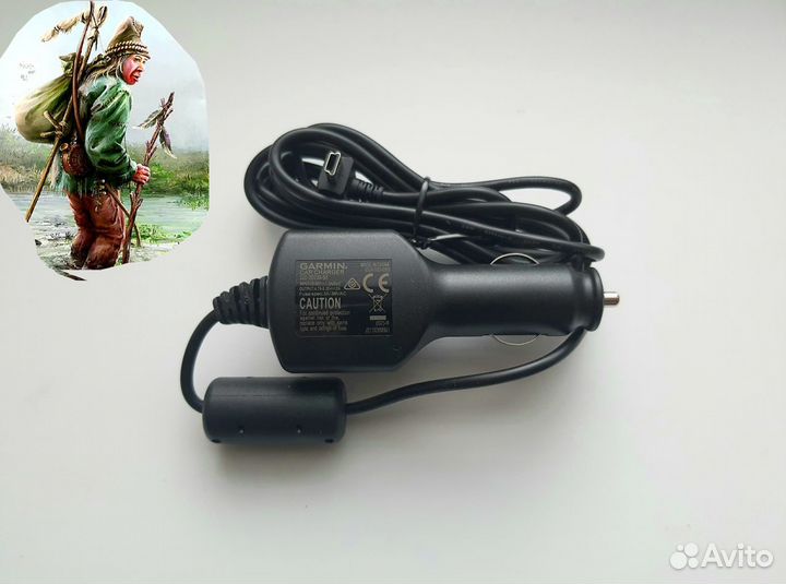 Автозарядка Garmin (12в)