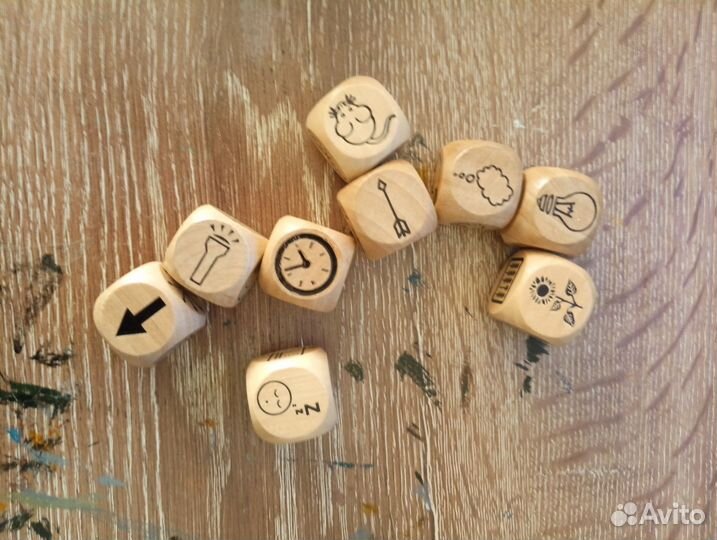 Настольная игра кубики историй 7+