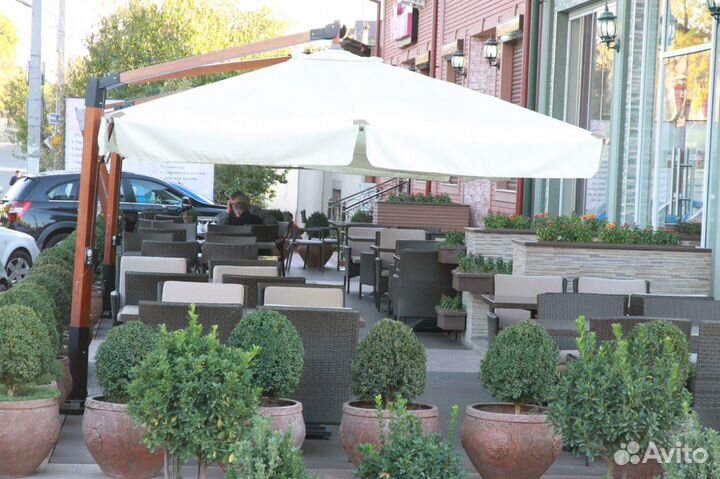 Зонт для дачи и сада. Зонт уличный боковой