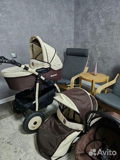 Коляска 3 в 1 verdi sonic