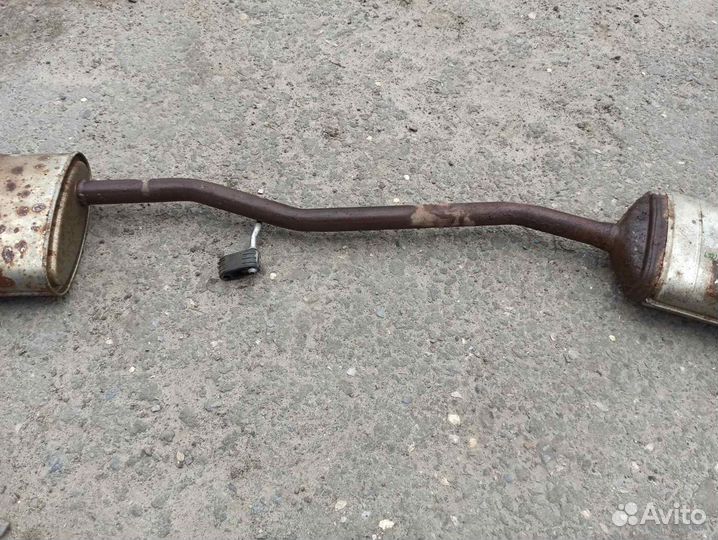 Труба выхлопная глушитель катализа Рено дастер 2
