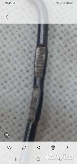 Одна серьга 916 пробы