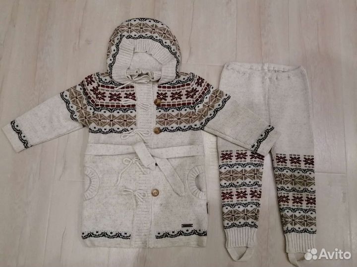 Рейтузы и кардиган