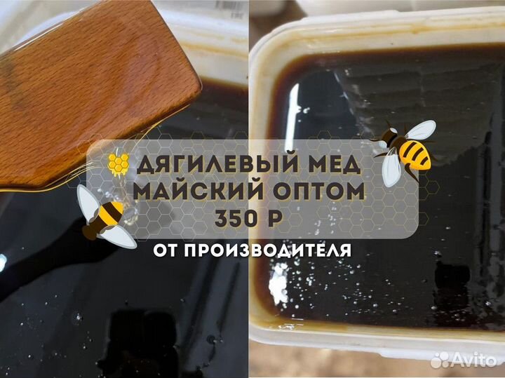 Свежий дягилевый мёд оптом