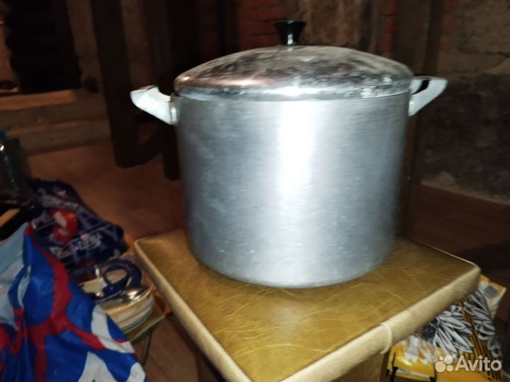 Кастрюля эмалированная СССР новая