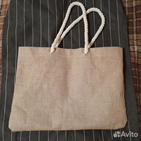 Сумка шоппер (мешковина)