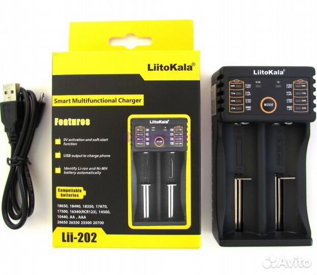 Зарядное устройство LiitoKala Lii-202 Power Bank