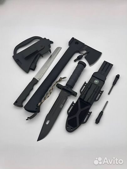 Нож + топор для выживания