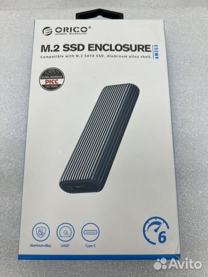 Внешний корпус для SSD M2 SATA Orico AM2-C3-GY