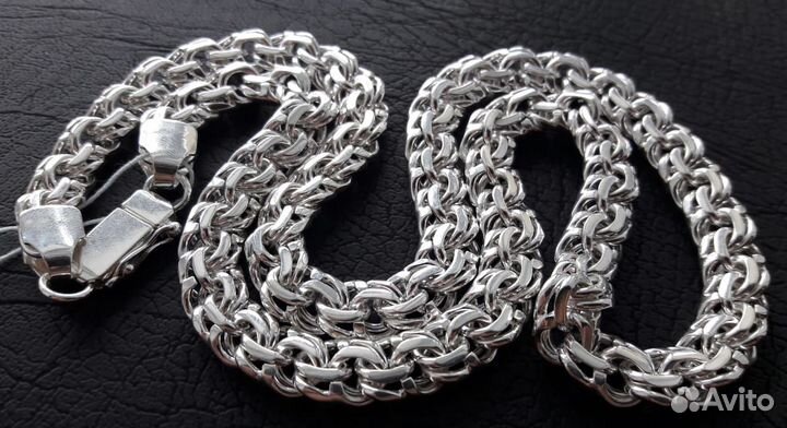 Серебряная цепь 925 пробы,Бисмарк,92,1гр,55см