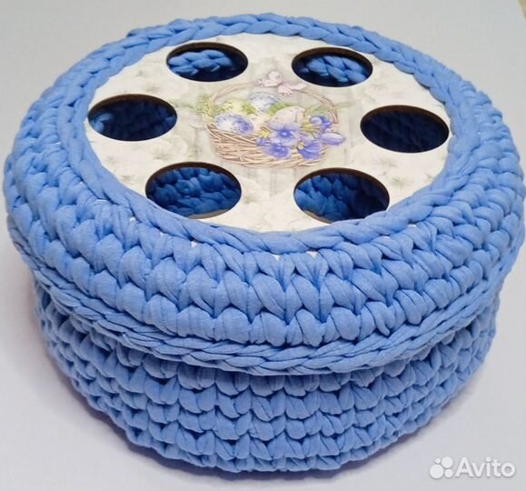 Пасхальная корзина ручной работы