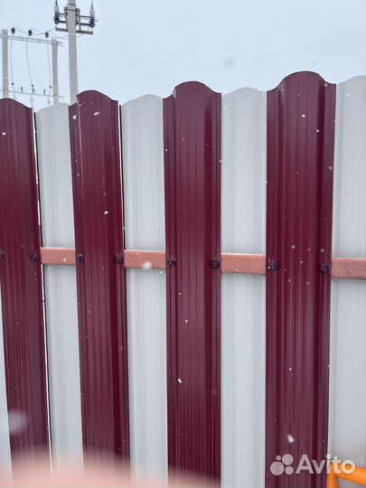 Штакетник Прямоугольный Фигурный