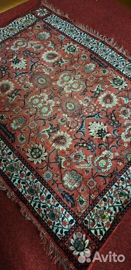 Ковровое немецкое покрывало дивандек гдр