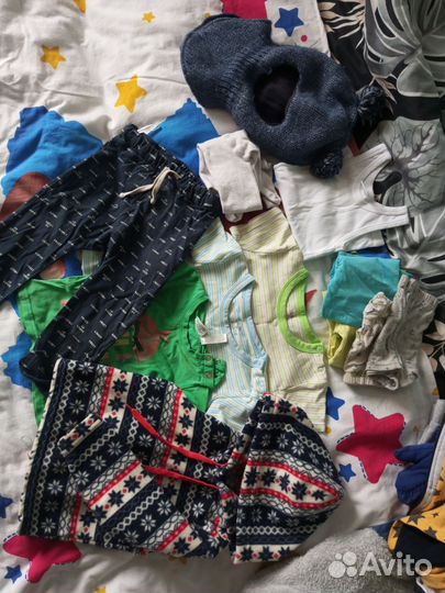 Вещи пакетом для мальчика 80 86 92