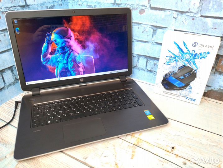 Мощный HP Pavilion 17 на i5/ RAM 12/ SSD/GT 840m