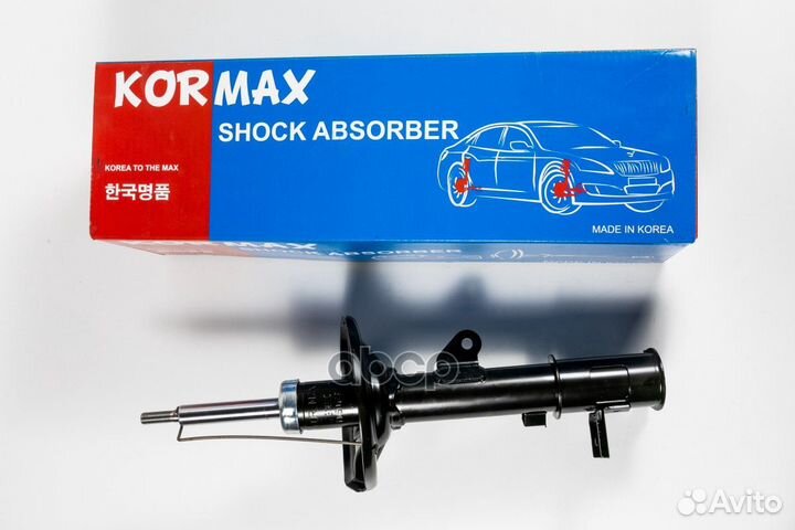 Стойка газомасляная передняя левая KMS050L kormax