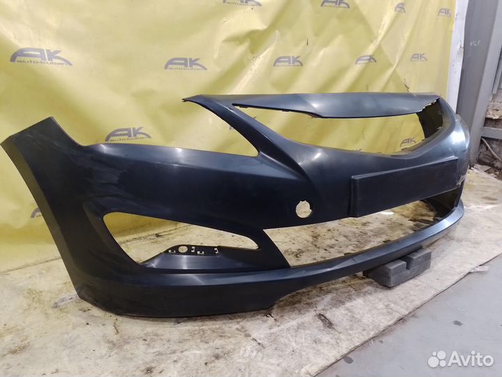 Бампер передний Hyundai Solaris 2014- оригинал рес