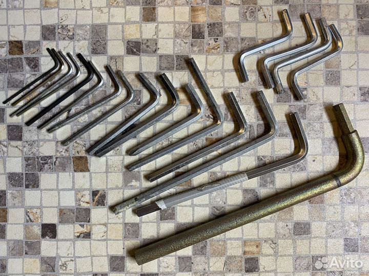 Набор г-образных ключей (шестигранник)