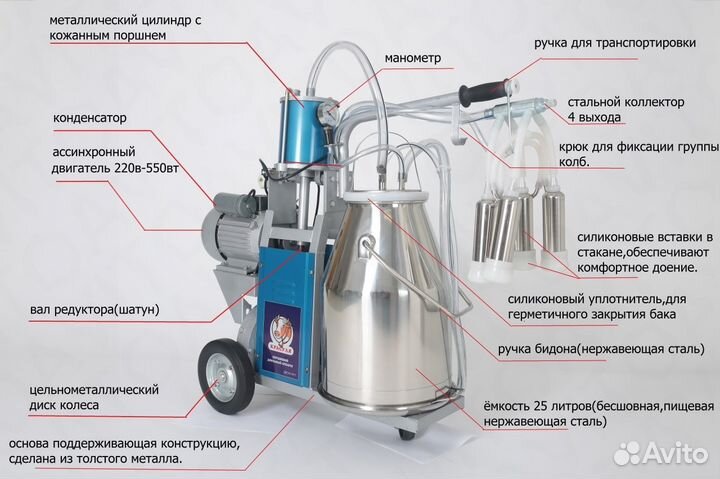 Доильный аппарат Красуля