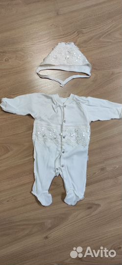 Роскошный кружевной комплект на выписку