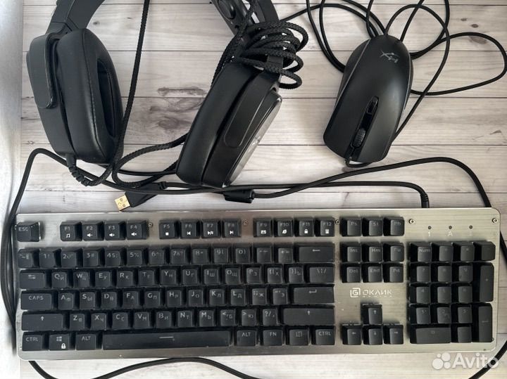 Клавиатура Мышь Наушники на запчасти