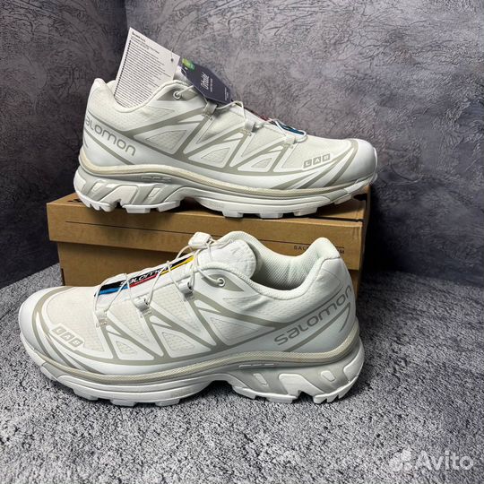 Кроссовки Salomon Xt-6 White весенние мужские