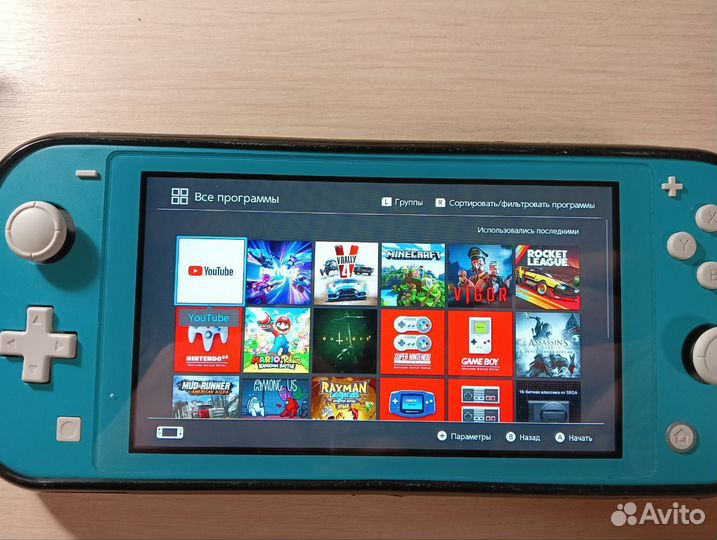 Nintendo switch lite с играми