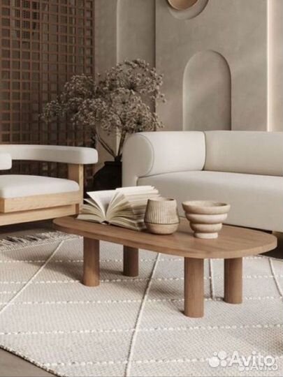 Дизайнерский журнальный приставной стол