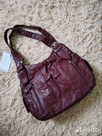Сумка женская кожаная